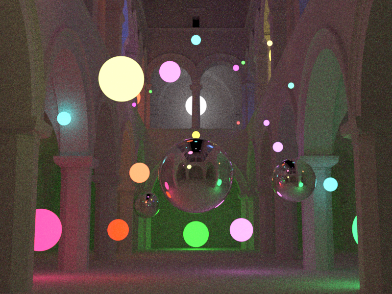 Path Tracing (RIS), 64 spp